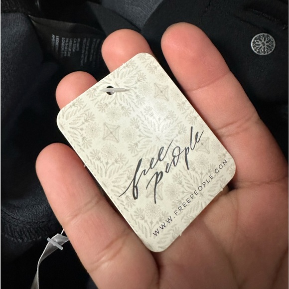 Free People City Slicker Faux Leather Maxi Skirt In Black sz 0 - Picture 7 of 8